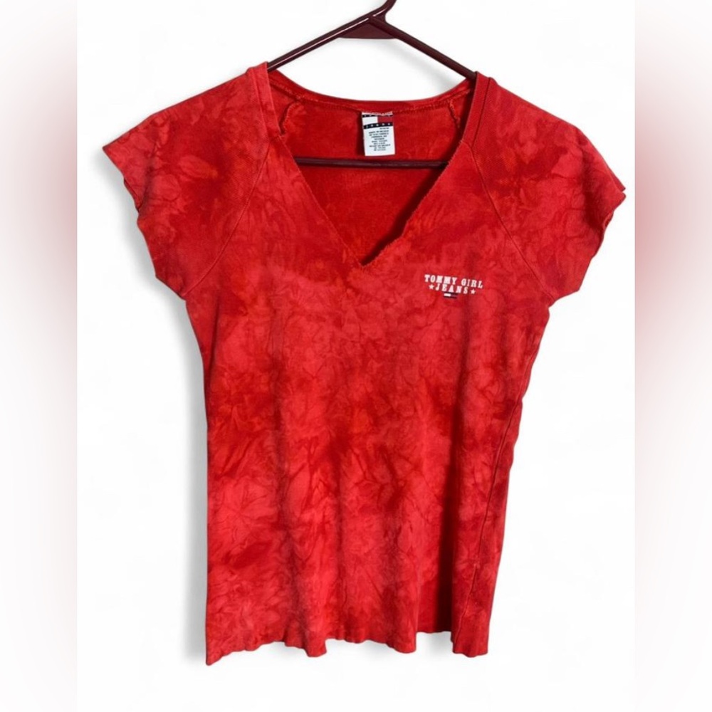⚡️ VINTAGE 00s TOMMY GIRL JEANS HAND-DYED TEE ⚡️